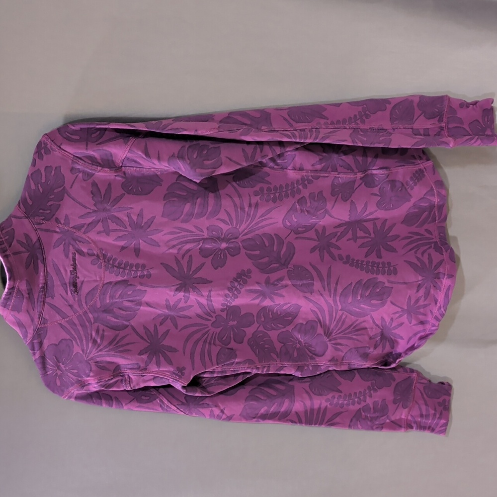 Purple Floral Zip-Up Jacket M - Picture 12 of 15